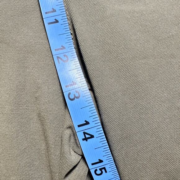 A.L.C. Wide Leg Cropped Pants High Rise Olive Green Women 10 - Picture 7 of 9